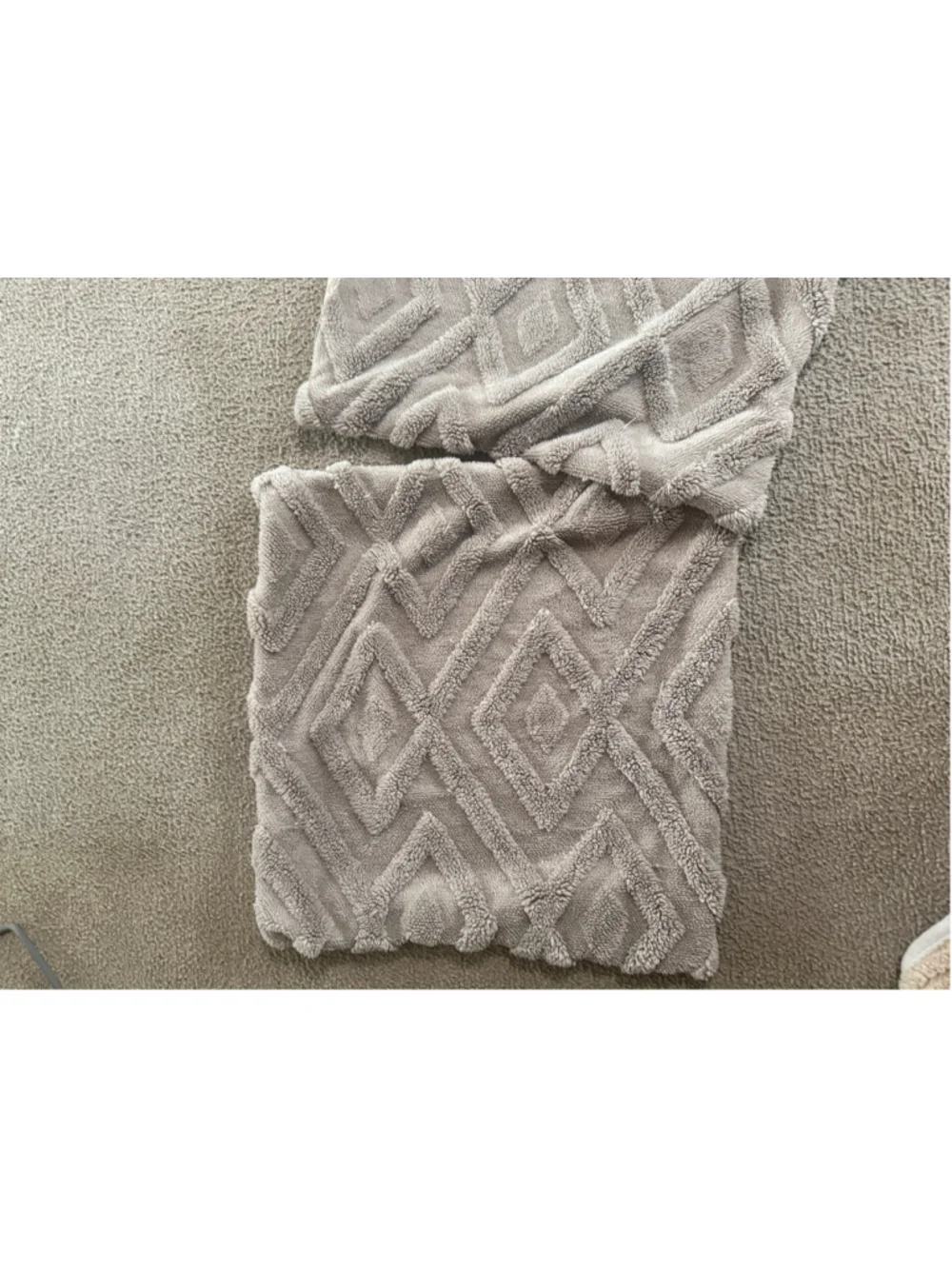 Unbranded Textured Geometric Accent Pillow Covers, One Size, Grey